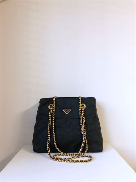 prada quilted chain bag|prada over the shoulder bag.